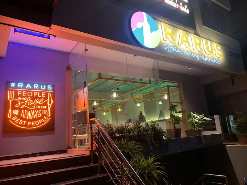 Rarus - Offbeat Dining Experience — Hubli