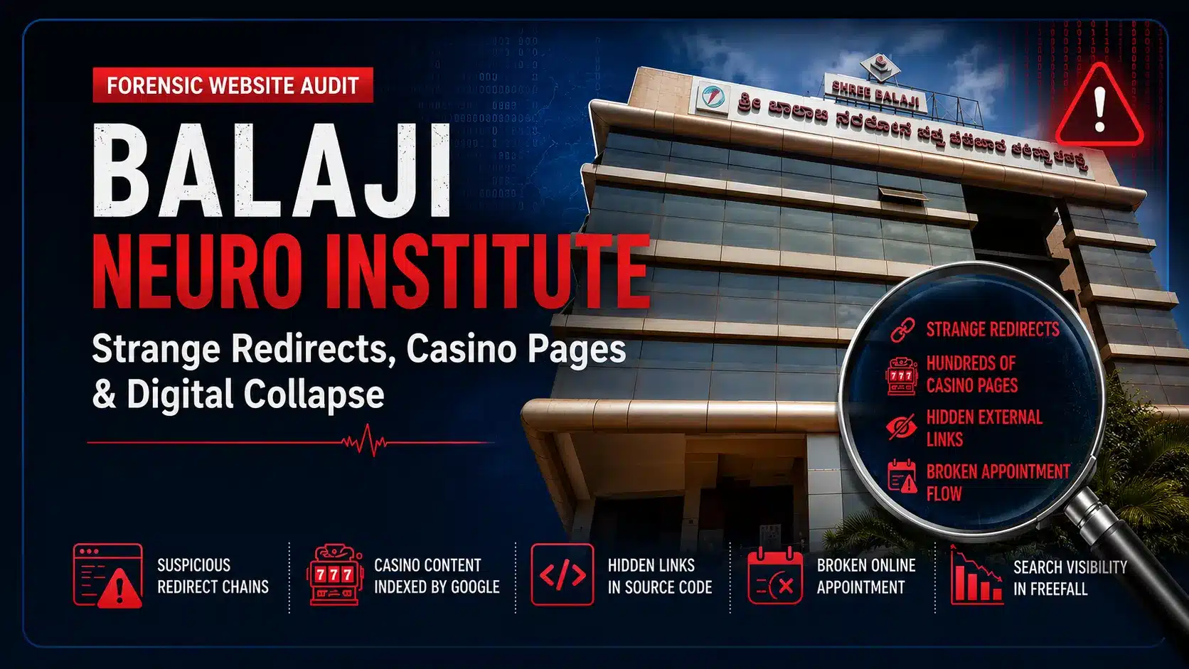 Balaji Neuro Institute and Hospital Website Audit