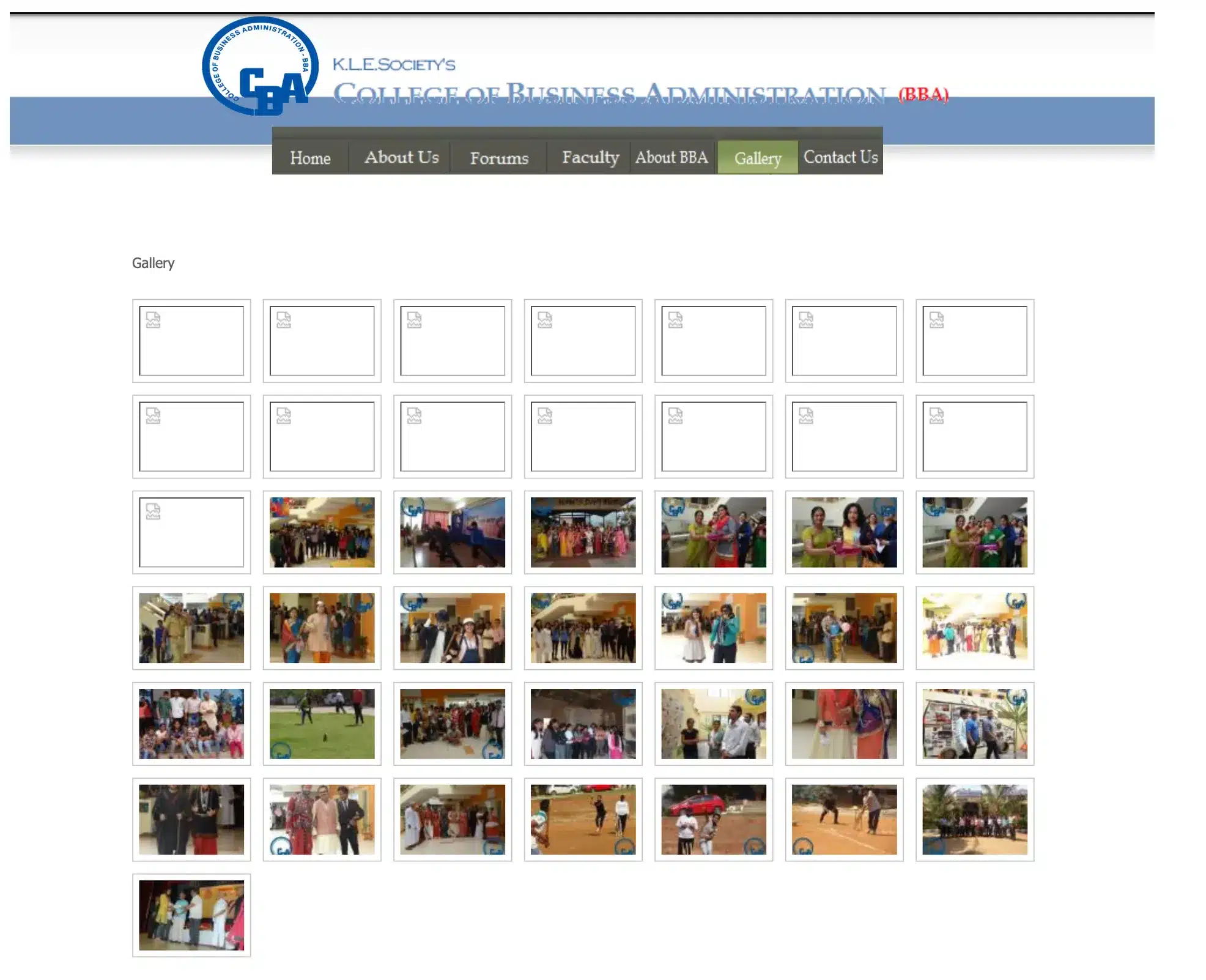 Broken images in the gallery in 2017 version