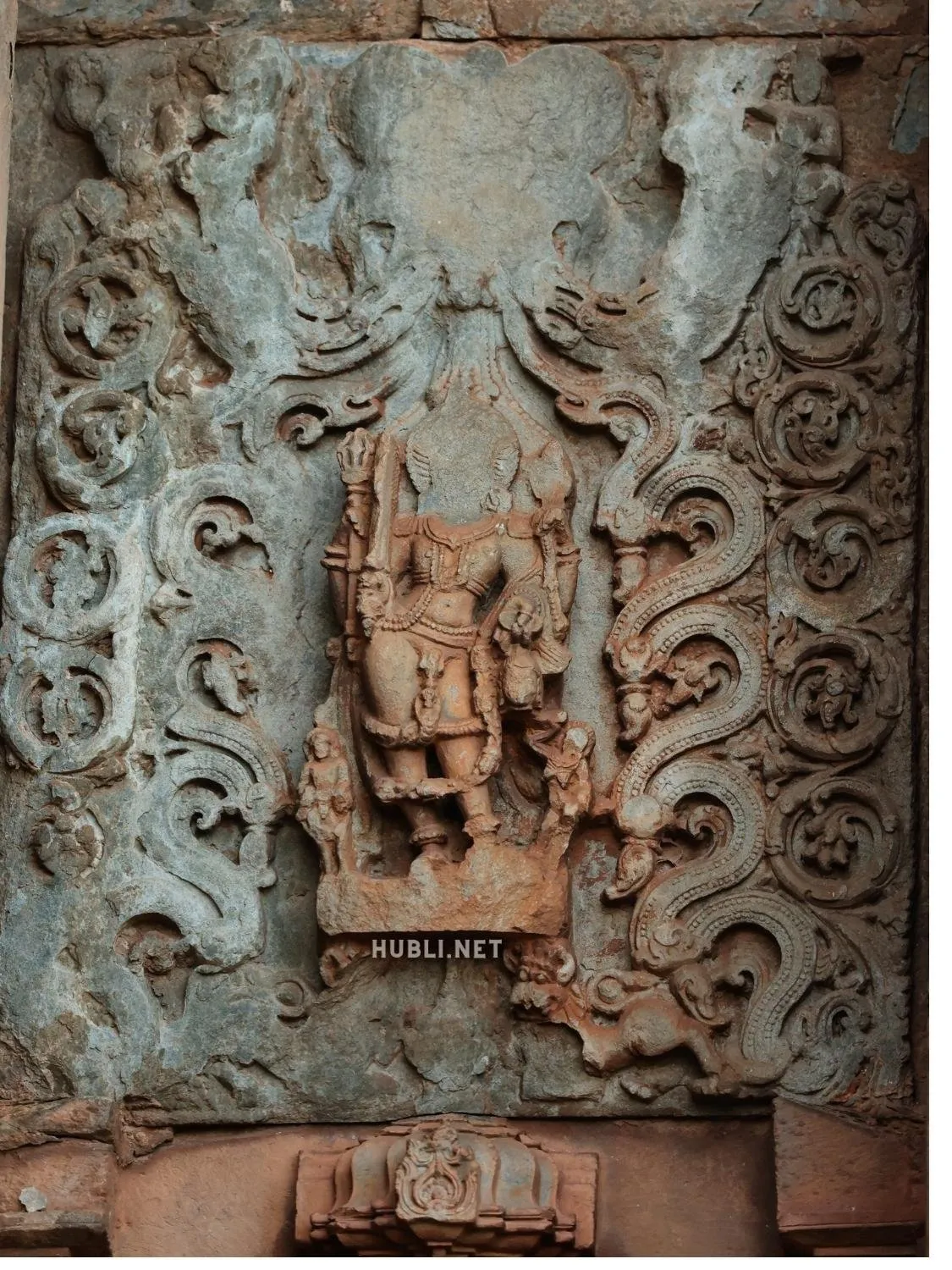Incomplete statues or damaged