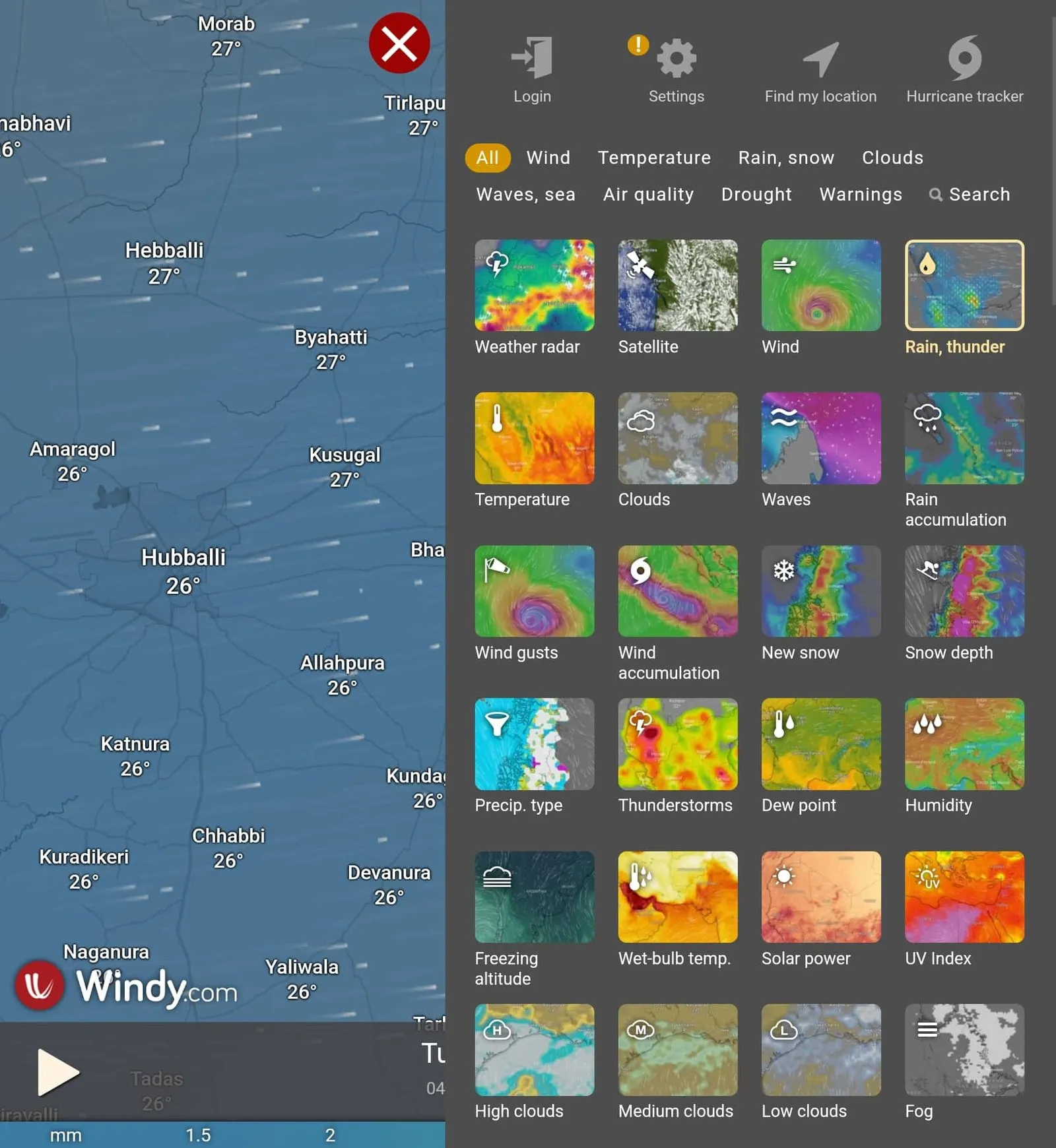 Windy.com - Weather Forecast Mobile app