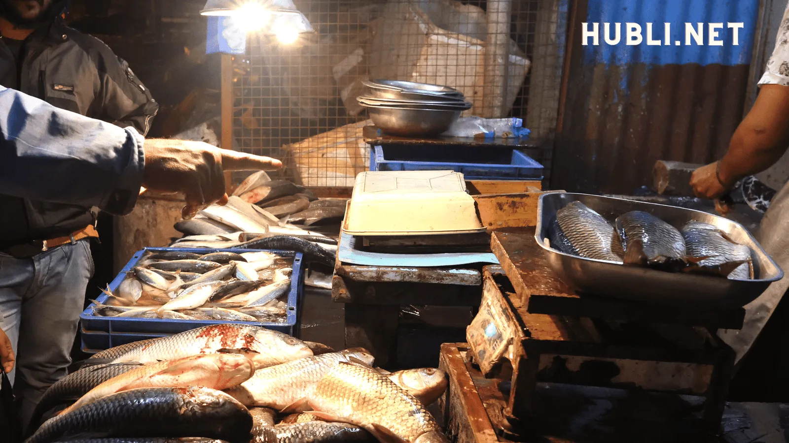 Hubli fish market, Ganesh peth