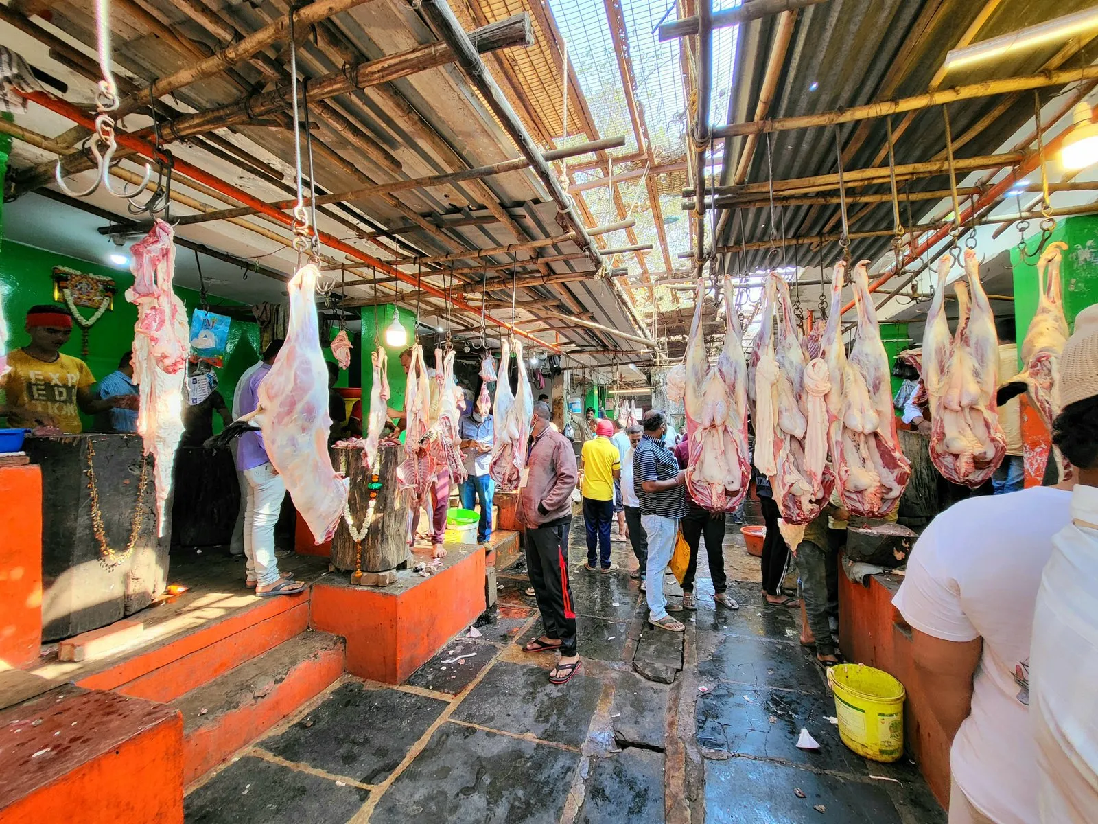 Hubli mutton market