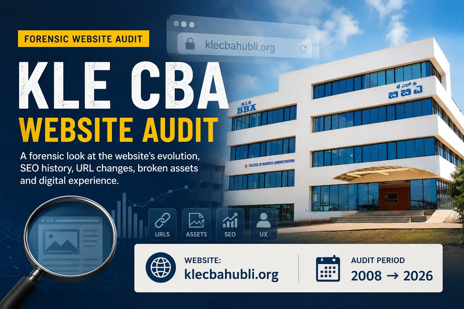 KLE CBA Hubli Website Audit