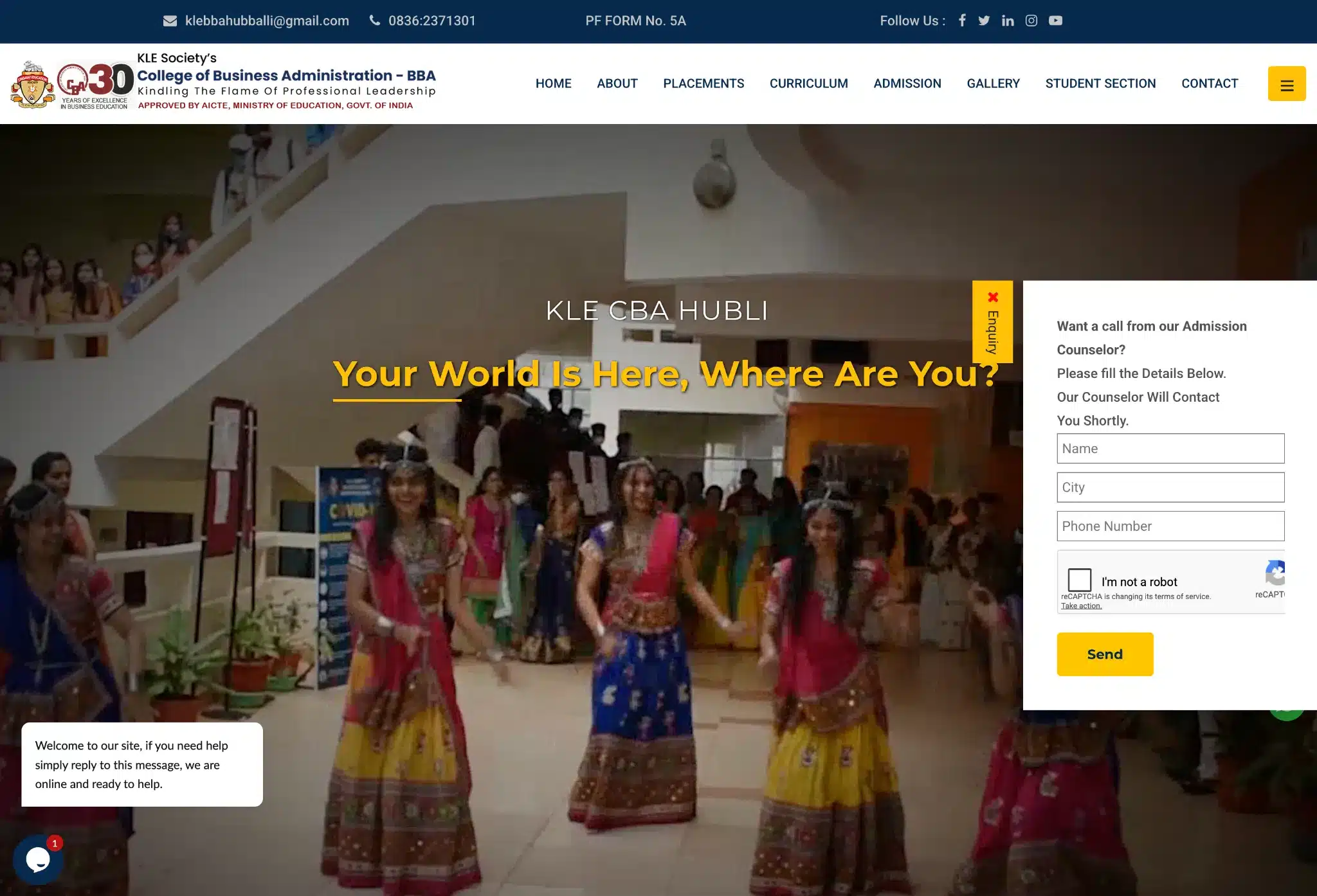 KLE CBA 2026 Version Website